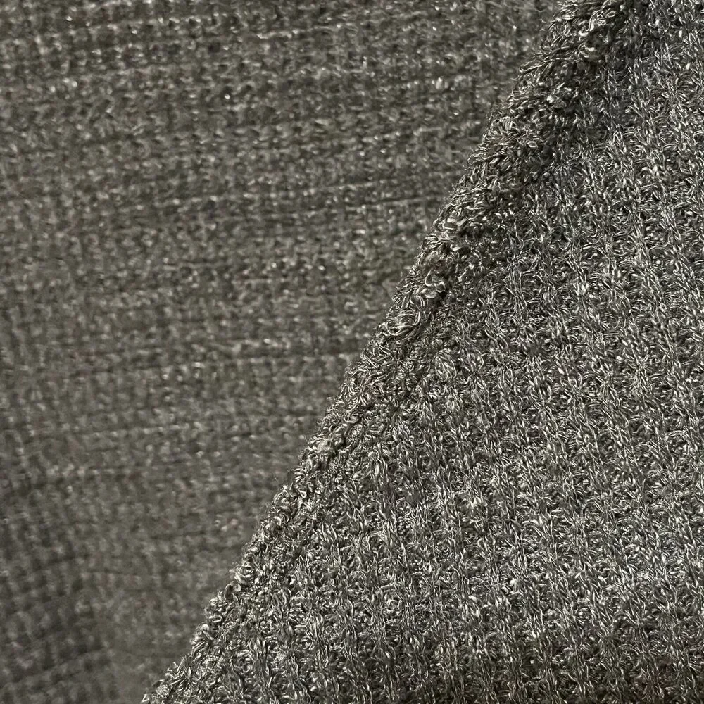POST CARD Anthropologie Village Swing Gray Thermal Top Size M Long Sleeve Women - Picture 6 of 11